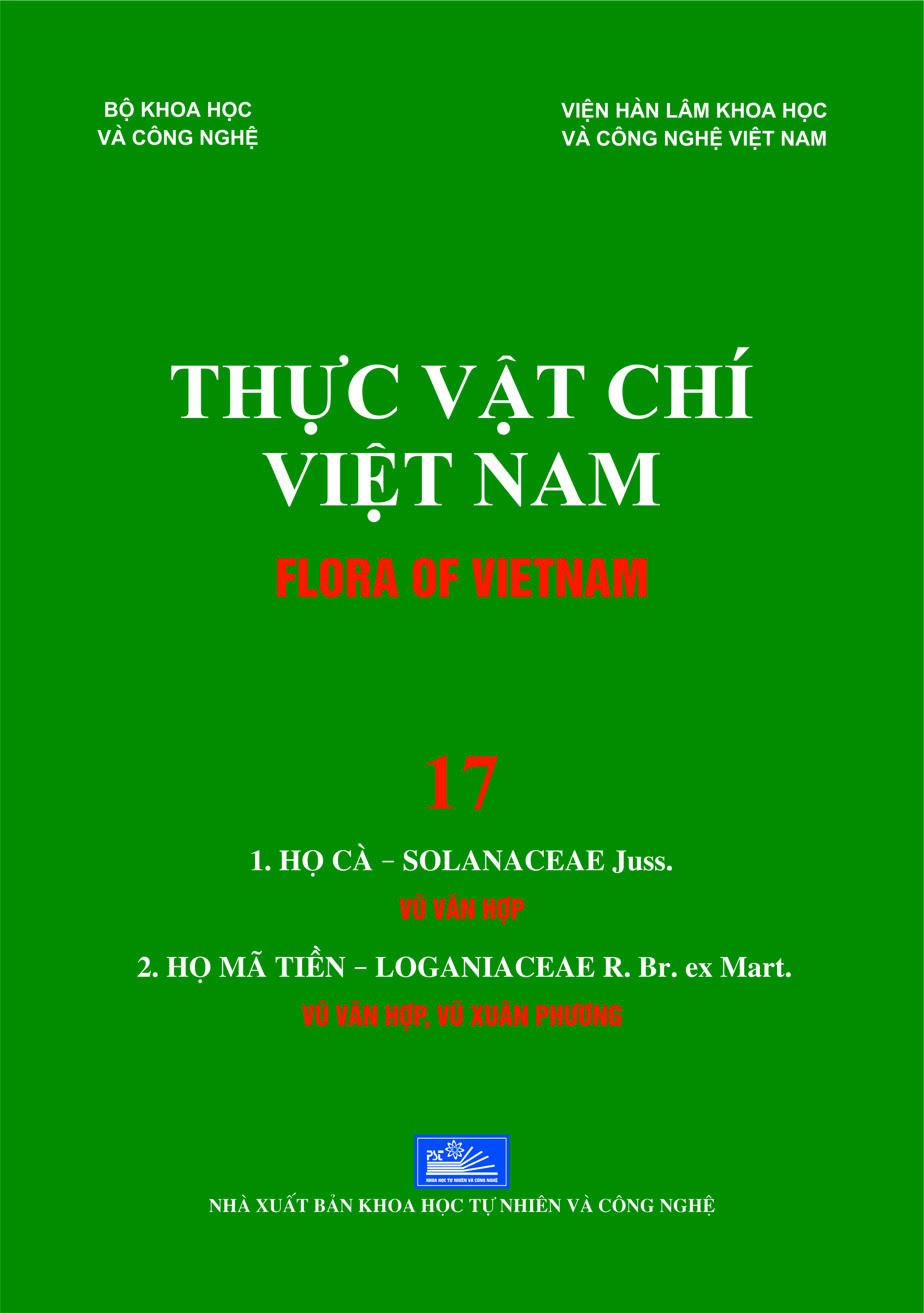 THỰC VẬT CHÍ VIỆT NAM - FLORA OF VIETNAM - TẬP 17: 1.HỌ CÀ - SOLANACEAE Juss.