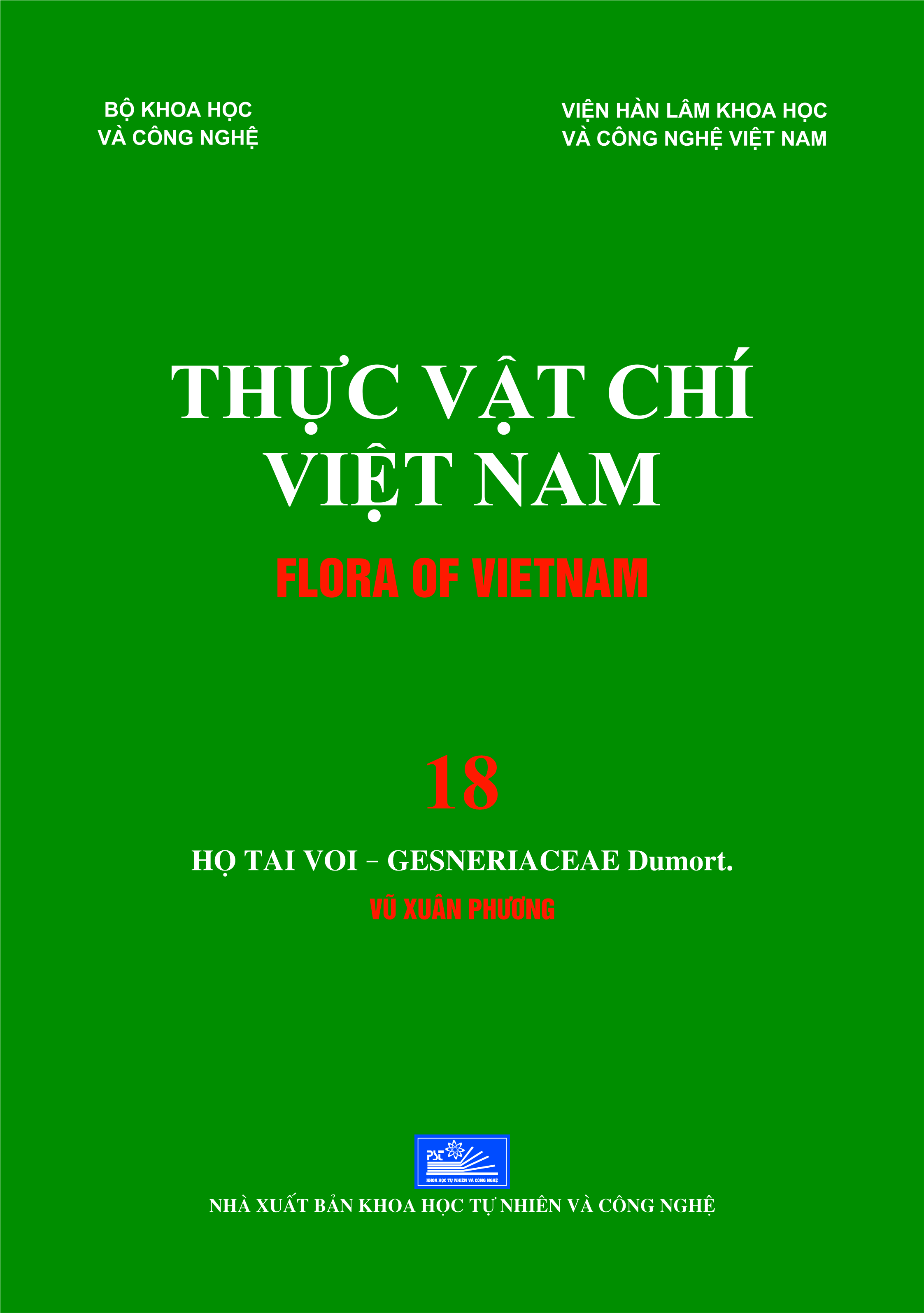 THỰC VẬT CHÍ VIỆT NAM - FLORA OF VIETNAM - TẬP 18: HỌ TAI VOI - GESNERIACEAE Dumort.