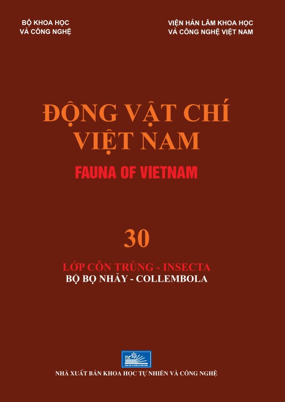 ĐỘNG VẬT CHÍ VIỆT NAM- FAUNA OF VIETNAM - TẬP 30 - LỚP CÔN TRÙNG- INSECTA- BỘ BỌ NHẢY- COLLEMBOLA